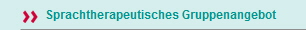 Sprachtherapeutisches Gruppenangebot