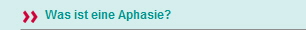 Was ist eine Aphasie?